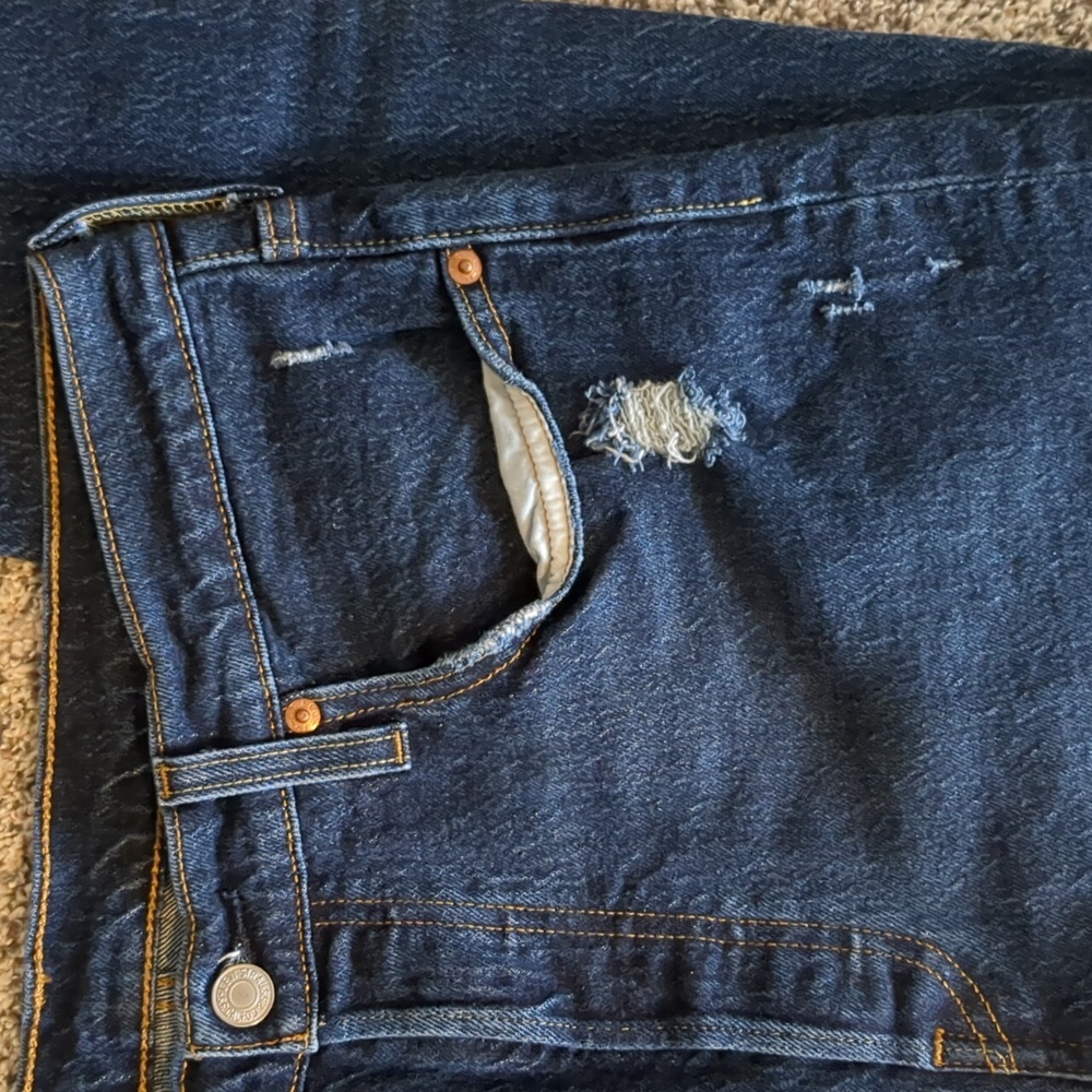 Levi's 301s Jeans Dk Blue - image 4